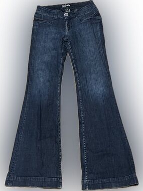 Vintage 2000’s Anlo Dark Blue Denim Flare Women’s jeans👖